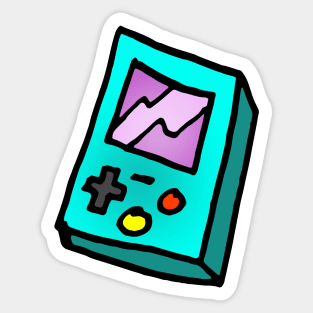 Retro Game Device Sticker